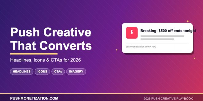 Push notification creative best practices illustration
